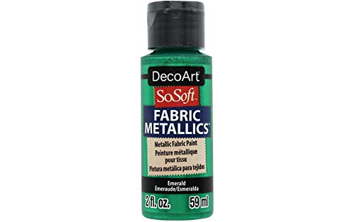 Deco Art SO-SOFT TEJIDO METLC EMERALD, esmeralda, talla única