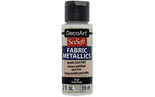 Deco Art TEJIDO SO-SOFT METLC PEARLWHITE, Perla, talla única