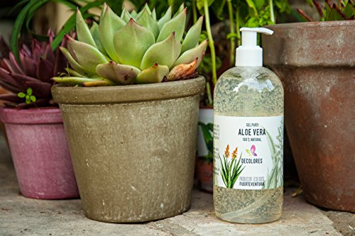 Decolores, Gel de Aloe Vera Puro - Cultivo ecológico, procedente de Fuerteventura 500 ml