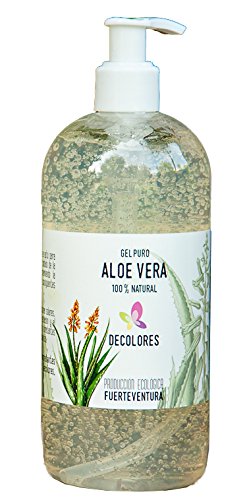 Decolores, Gel de Aloe Vera Puro - Cultivo ecológico, procedente de Fuerteventura 500 ml