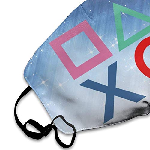 Decoraciones faciales Impresas Playstation Joypad para Mujeres y Hombres