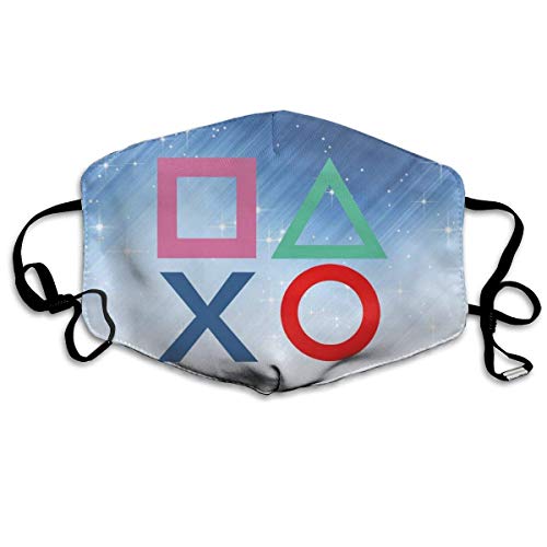 Decoraciones faciales Impresas Playstation Joypad para Mujeres y Hombres