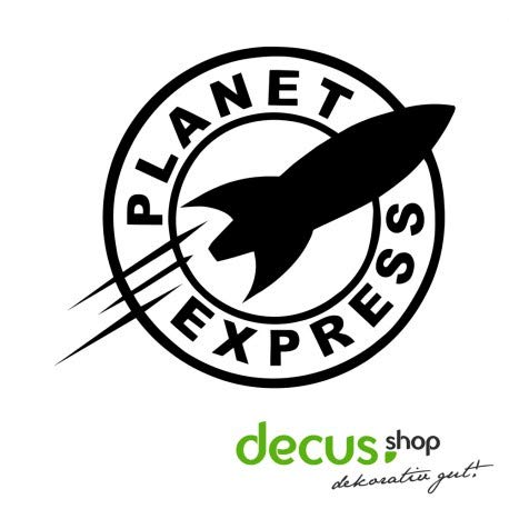 Decus Futurama Planet Express - Pegatina de Estilo OEM JDM