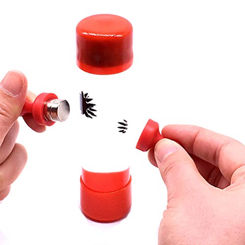 Deeabo Líquido Fluido Magnético Ferrofluido, Creativo Botella De Líquido Magnético Pantalla Juguete Divertido De Ferrofluido Alivio Del Estrés Juguete De Descompresión Rompecabezas Regalo, Rojo