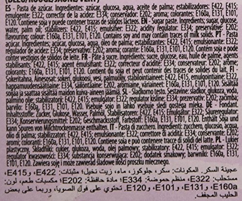 Dekora 424060 - Pack Fondant 4 Colores Básicos, 400 gr