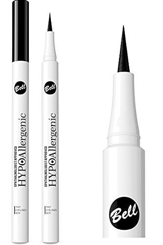 Delineador de ojos hipoalergénico E51 de Bell Hypoallergenic, color negro intenso, de larga duración