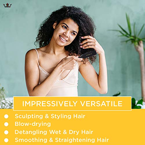 Denman D143 - Cepillo (5 filas), color negro