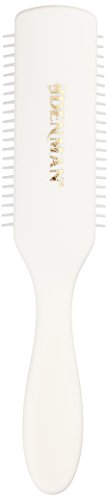 Denman D3 - Cepillo para el cabello, color blanco, 7 hileras