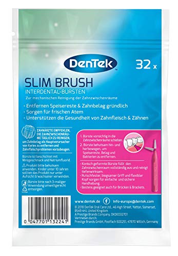 Dentek Slim Brush extra Fine, 32 unidades