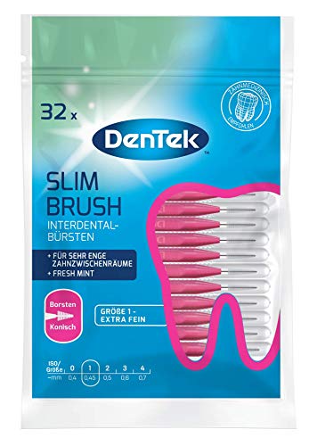 Dentek Slim Brush extra Fine, 32 unidades