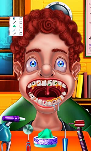 Dentista loco Juego gratis : Tratar a los pacientes en una clínica de un dentista loco ! juego divertido para los niños