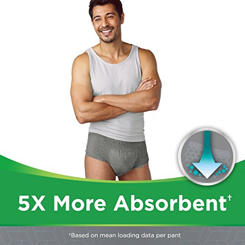 Depend grande/XL Super absorbentes Incontinencia ropa interior para hombres – Pack de 27)