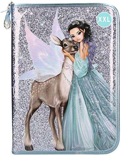 Depesche 10696 – Estuche XXL, Fantasy Model Iceprincess, Aprox. 28 x 20 x 4 cm, Color Azul.