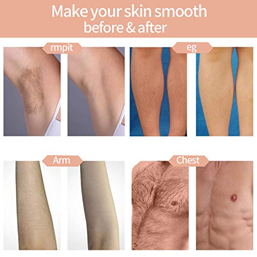 Depiladora Luz pulsada IPL, Dispositivo de depilación permanente sin dolor 999,999 flashes faciales de cuerpo entero en el hogar para mujeres hombres