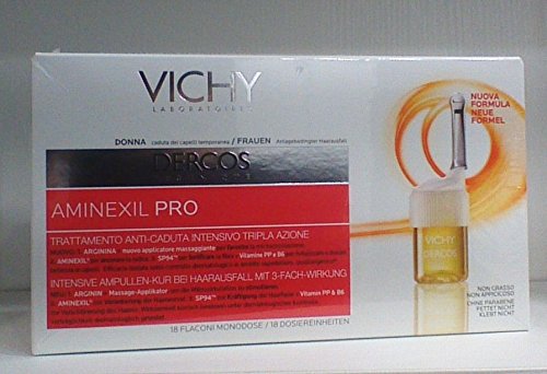 Dercos Tratamiento Mujer 18 Ampollas Anticaída Aminexil Pro