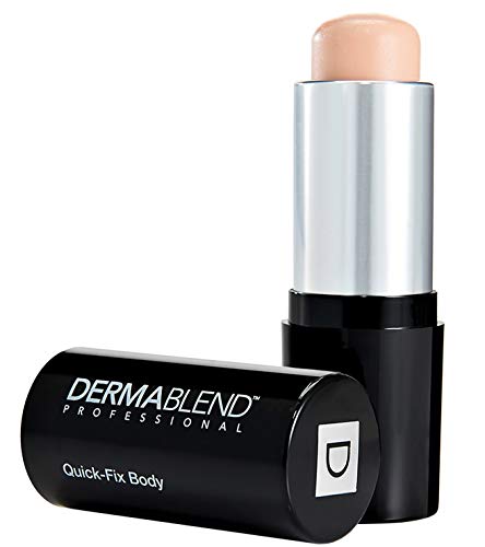 Dermablend Professional Quick-Fix Body - Full Coverage Foundation Makeup Stick - Covers Tattoos, Birthmarks, Blemishes - Dermatologist-Created, Fragrance-Free, Allergy-Tested - 0C Linen, 0.42 oz.