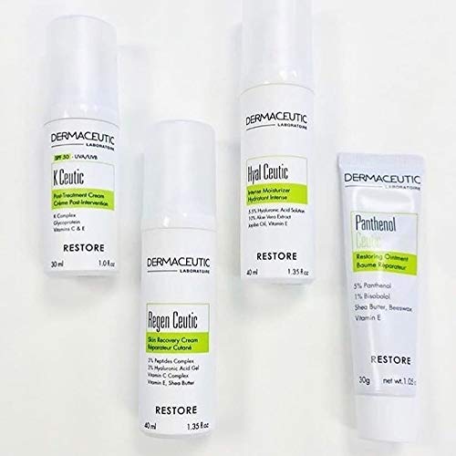 Dermaceutic Regen Ceutic - Crema revitalizadora para piel sensible y deshidratada - Crema reparadora de la piel con ácido hialurónico, péptidos, vitamina C/E y manteca de karité - 40 ml