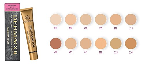 Dermacol 224 - Funda para make Up Cover, hipoalergénica, para todos los tipos de piel