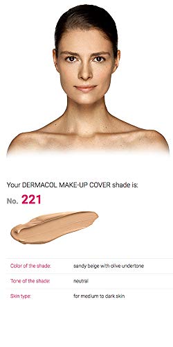 Dermacol Make-up Cover (base de maquillaje que cubre tatuajes y cicatrices), 221