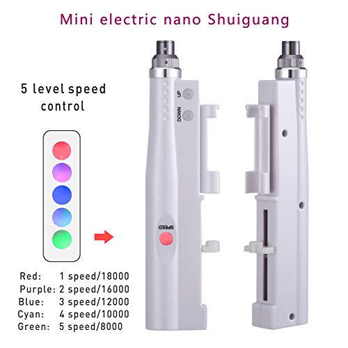 Dermapen BOWKA Lote de 2 cartuchos de agujas recargables automáticamente, inalámbricos, ajustables de 0,25 mm a 2,0 mm, color blanco