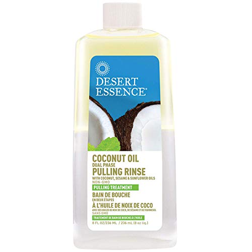 DESERT ESSENCE - Coconut Oil Dual Phase Pulling Rinse - 8 fl. oz. (240 ml)