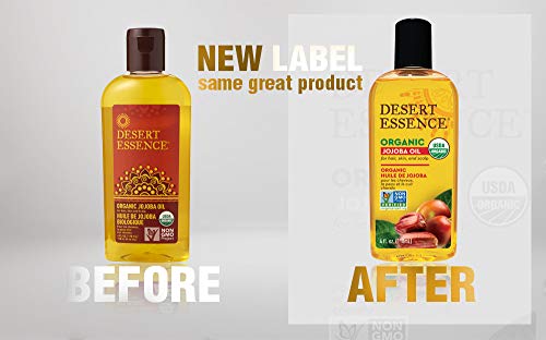 Desert Essence Organic Jojoba Oil - aceites para el cabello (Mujeres, Blonde hair, Brittle hair, Cabello mixto, Curly hair, Cabello dañado, Cabello seco, Cabello teñido, Moisturising)