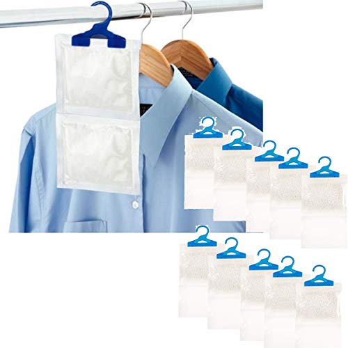 Deshumidificadores colgantes interiores ayudan a detener la humedad, el moho y la condensación, absorbe hasta 3 veces su propio peso en agua, de LIVIVO