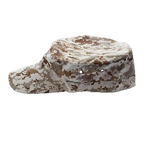Desierto Camuflaje Digital Sombrero Plano Top Models Un Vestido (r) Del Ejército Militar Sun Urbana Gorra Con Visera Para Hombre Sombrero De La Señora Camo Camuflaje Selva Béisbol - Desierto Digital
