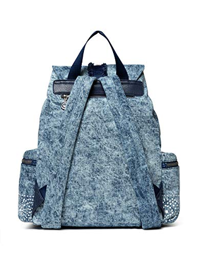 Desigual Back_Galaxy Tribeca - Bolso de mano para mujer, 15 x 36 x 29 cm, color azul marino