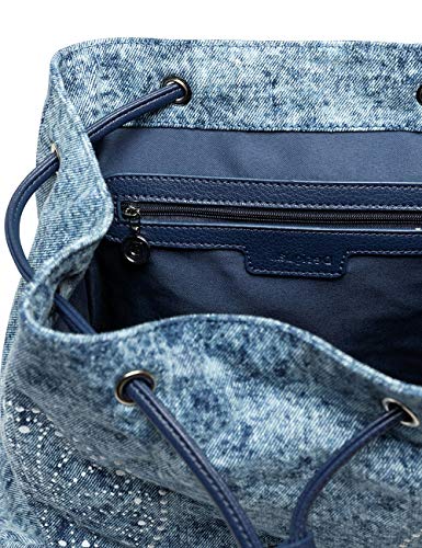 Desigual Back_Galaxy Tribeca - Bolso de mano para mujer, 15 x 36 x 29 cm, color azul marino