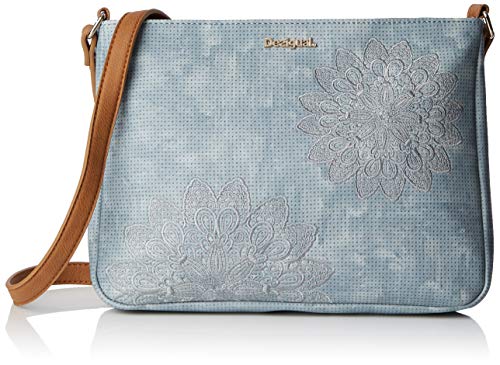 Desigual - Bag Atila Espot Women, Bolsos bandolera Mujer, Azul (Azul Palo), 5x22.7x30 cm (B x H T)