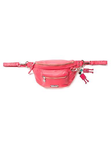 Desigual - Bag Colorama Reno Women Desigual, Carteras de Mano con asa Mujer, Rojo (Azalea), 7.8x15x20 cm (B x H T)