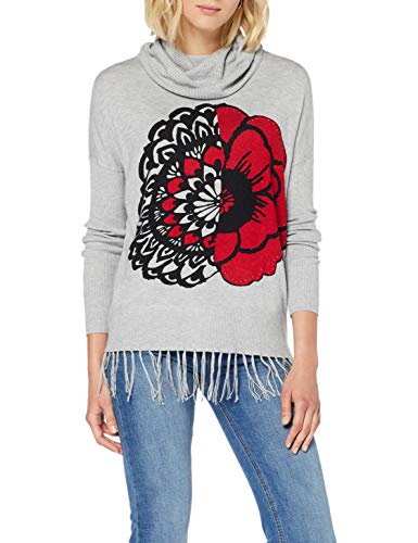 Desigual Pullover MARYLEBONE Suéter, Negro (Storm Front 2104), XL para Mujer
