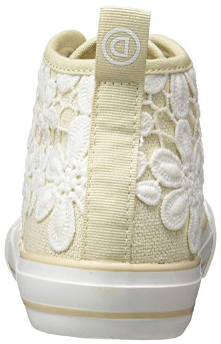 Desigual Shoes Beta Crochet, Zapatillas Altas para Mujer, Beige Crudo 9020, 38 EU