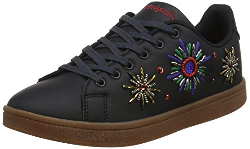 Desigual Shoes Cosmic New Galactic, Zapatillas para Mujer, Negro (Black 2000), 39 EU