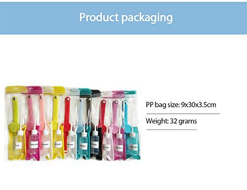Desinfectante Para Las Manos Dispensador Portátil De Silicona Pulsera De La Pulsera, Muñequera Ajustable Con Botella De Plástico Banda Para Adulto Menor Gel Almacenaje Del Recorrido,Style 4,2PACK