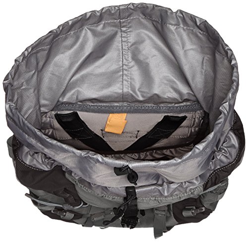 Deuter Aircontact 45 + 10 Mochila, Unisex Adulto, Verde (Granite/Black), 24x36x45 cm (W x H x L)