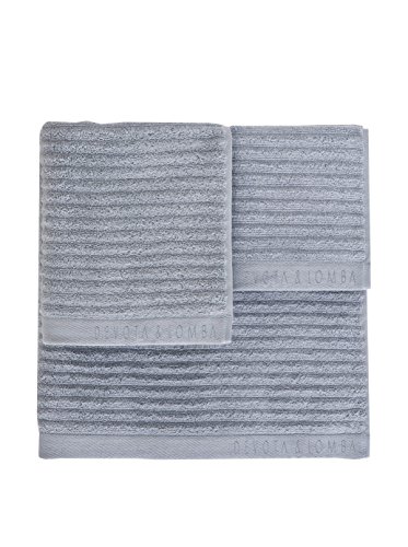 Devota & Lomba Rayas, Algodón, Gris, 35.00x35.00x5.00 cm