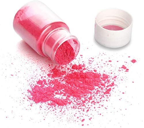 Dewel 15 Botes 10g pigmentos en polvo de Mica para teñir resina epoxi transparente,colorante jabon, bombas de baño, hacer slime, Maquillaje,uñas.