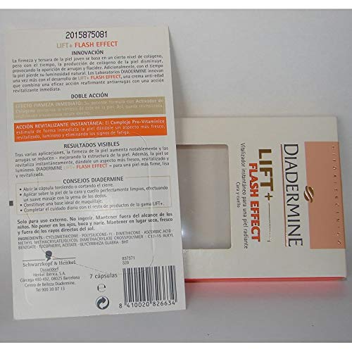 Diadermine - Cápsulas Lift+ Flash Effect - 2 estuches de 7 cápsulas