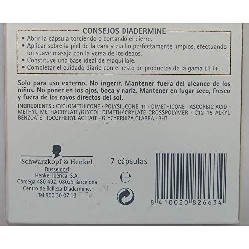 Diadermine - Cápsulas Lift+ Flash Effect - 2 estuches de 7 cápsulas