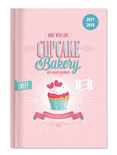 'Diario Agenda Escolar collegetimer "Cupcake 2017 y 2018 – Semanal – 224 páginas – 10 x 15 cm