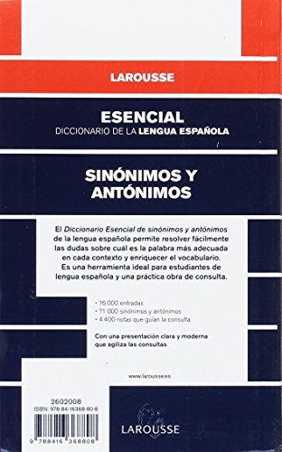 Diccionario Esencial de Sinónimos y Antónimos