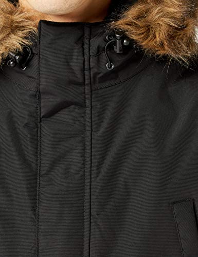 Dickies Curtis, Parka para Hombre, Negro, Large