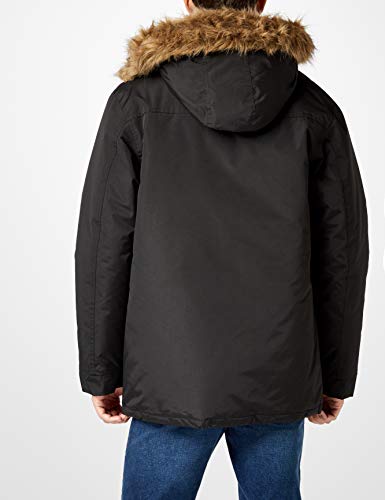 Dickies Curtis, Parka para Hombre, Negro, Large