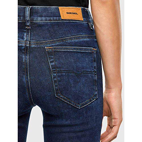 Diesel D-Roisin L.32 Pantaloni Jeans, 01 Denim Azul, 25 para Mujer