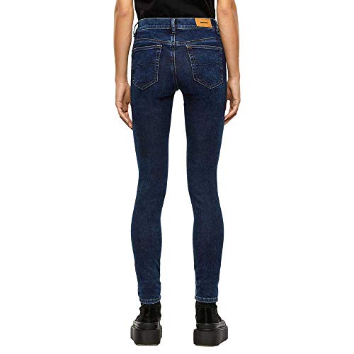 Diesel D-Roisin L.32 Pantaloni Jeans, 01 Denim Azul, 25 para Mujer