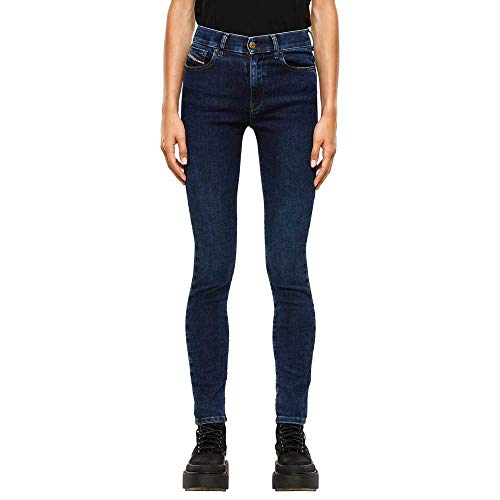 Diesel D-Roisin L.32 Pantaloni Jeans, 01 Denim Azul, 25 para Mujer
