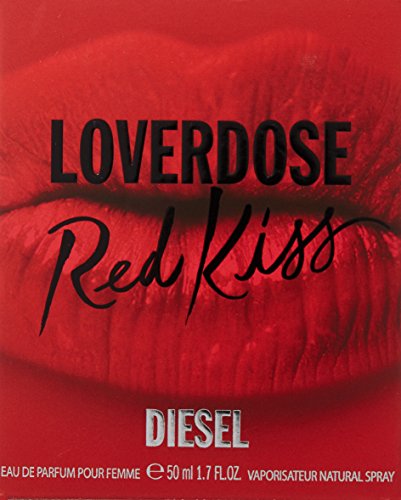 DIESEL Loverdose Red Kiss 50 ml - eau de parfum (Mujeres, Apple, Bergamota, Blackcurrant, Albaricoque, Cacao, Hazelnut, Azahar)