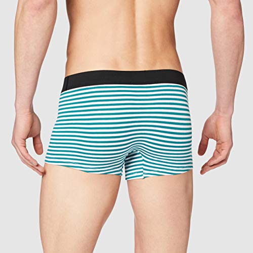 Diesel UMBX-DAMIENTHREEPACK, Calzoncillo para Hombre, Multicolor (Bright White/Black/Harbor Blue E4968/0aaxx), L, Pack de 3